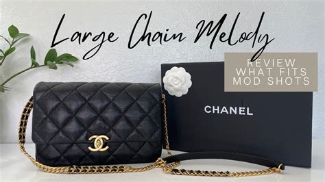 melody flap chanel|CHANEL Large Chain Melody Flap Bag 22P .